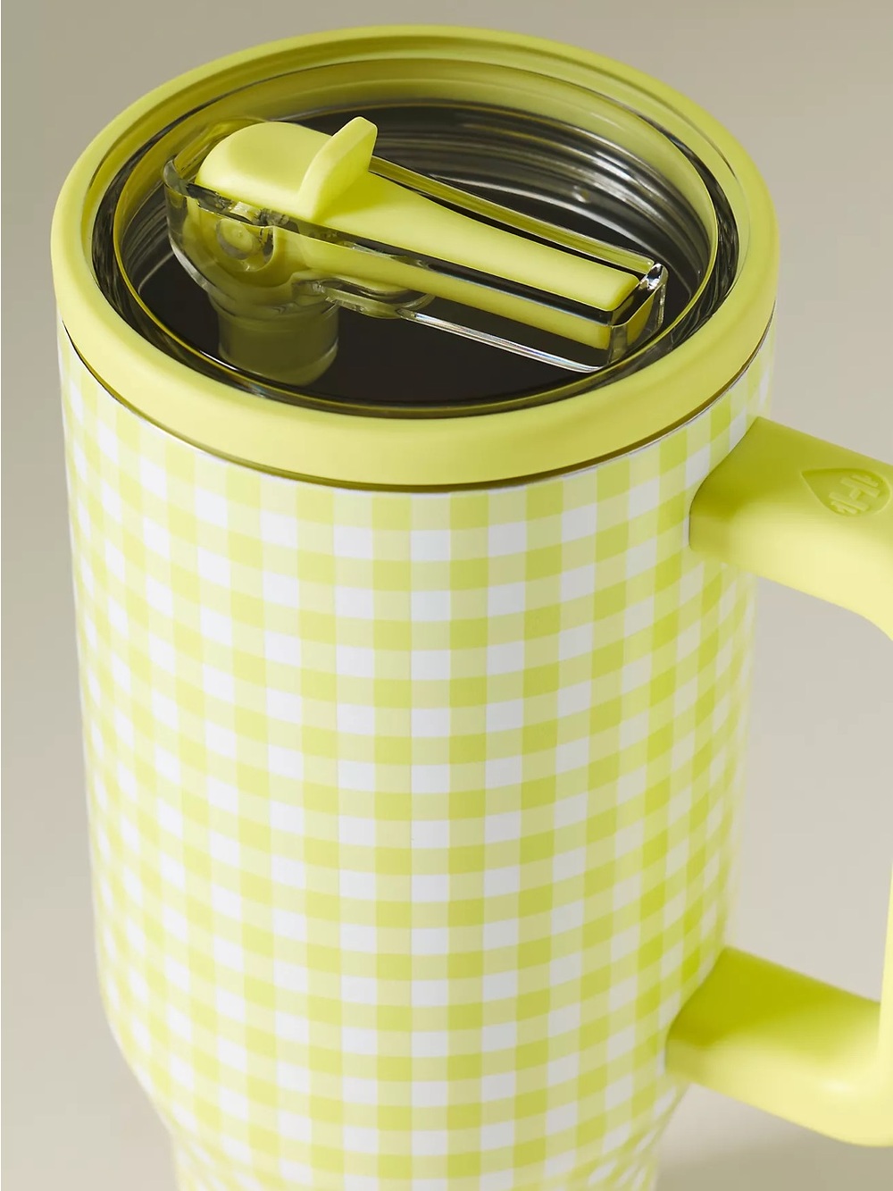 HydroJug x Anthropologie 40 oz. Traveler Water Bottle - Yellow Gingham - Picture 2 of 3